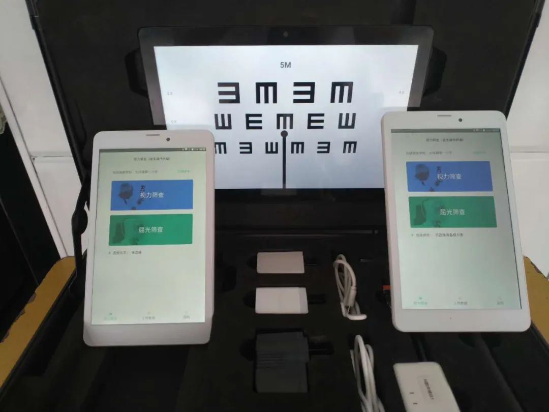 开启“AI”模式，凤泉蓝天医院视力检测进校园！