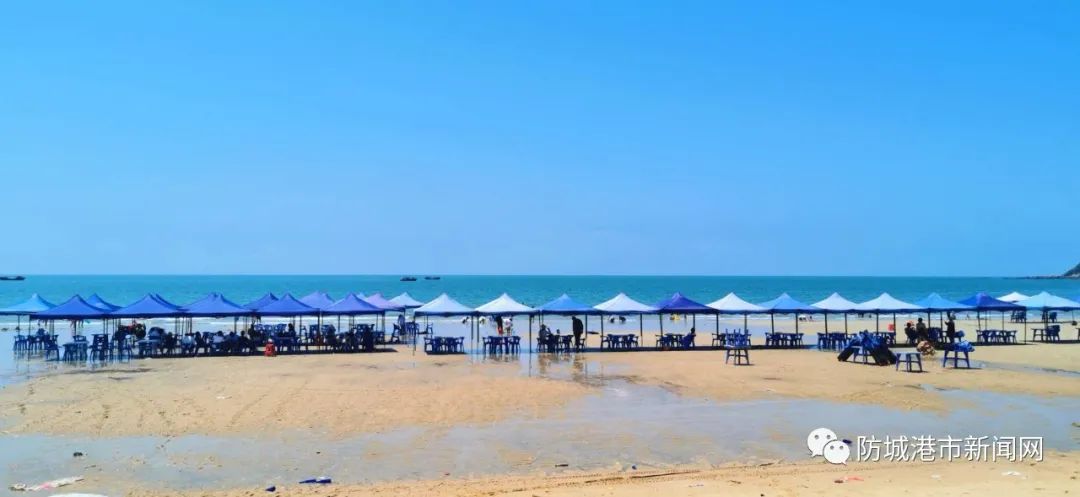 航拍防城港城市视频,航拍防城港市全景美景