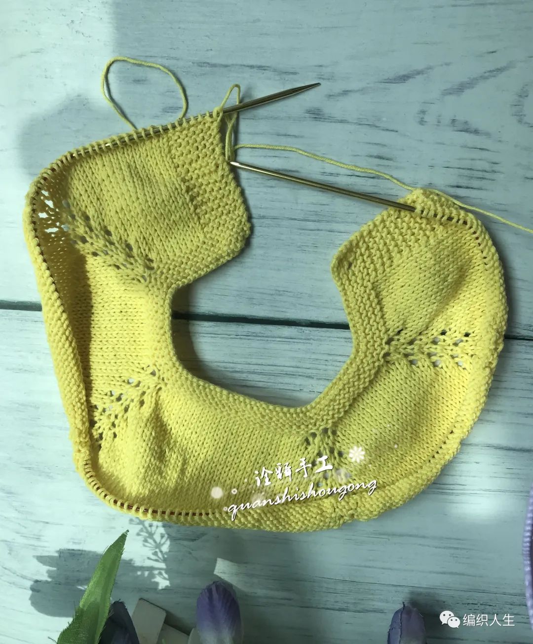 娥眉月儿童毛衣编织花样图解,娥眉月宝宝衫编织教程图集