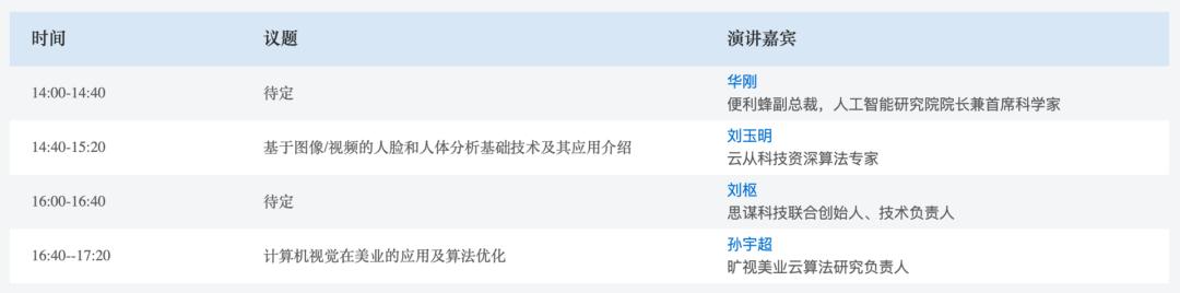 重磅日程公布！与百名大咖在线交流技术，2天20个AI论坛不可错过