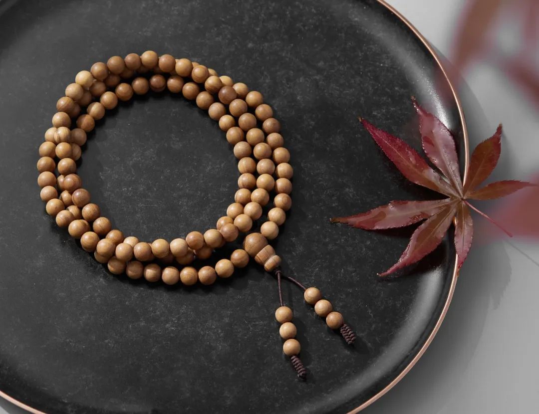 老料天然绿檀木手串,老檀木手串1.0