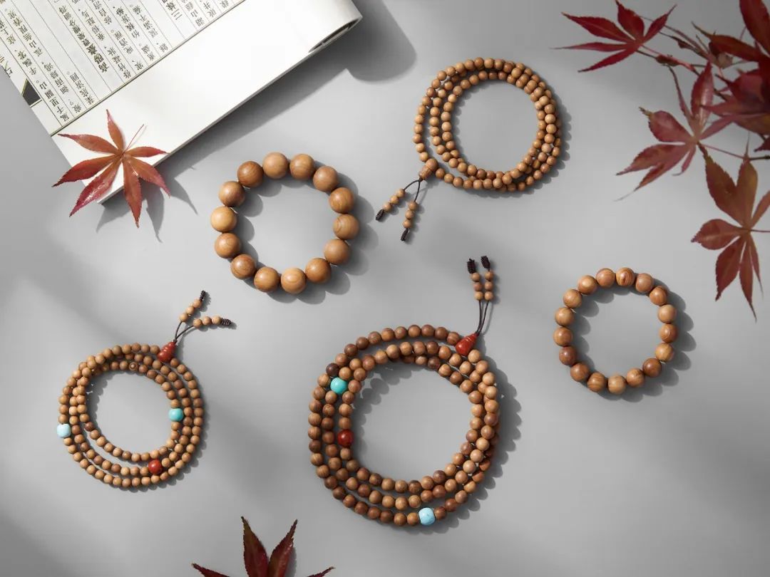 老料天然绿檀木手串,老檀木手串1.0