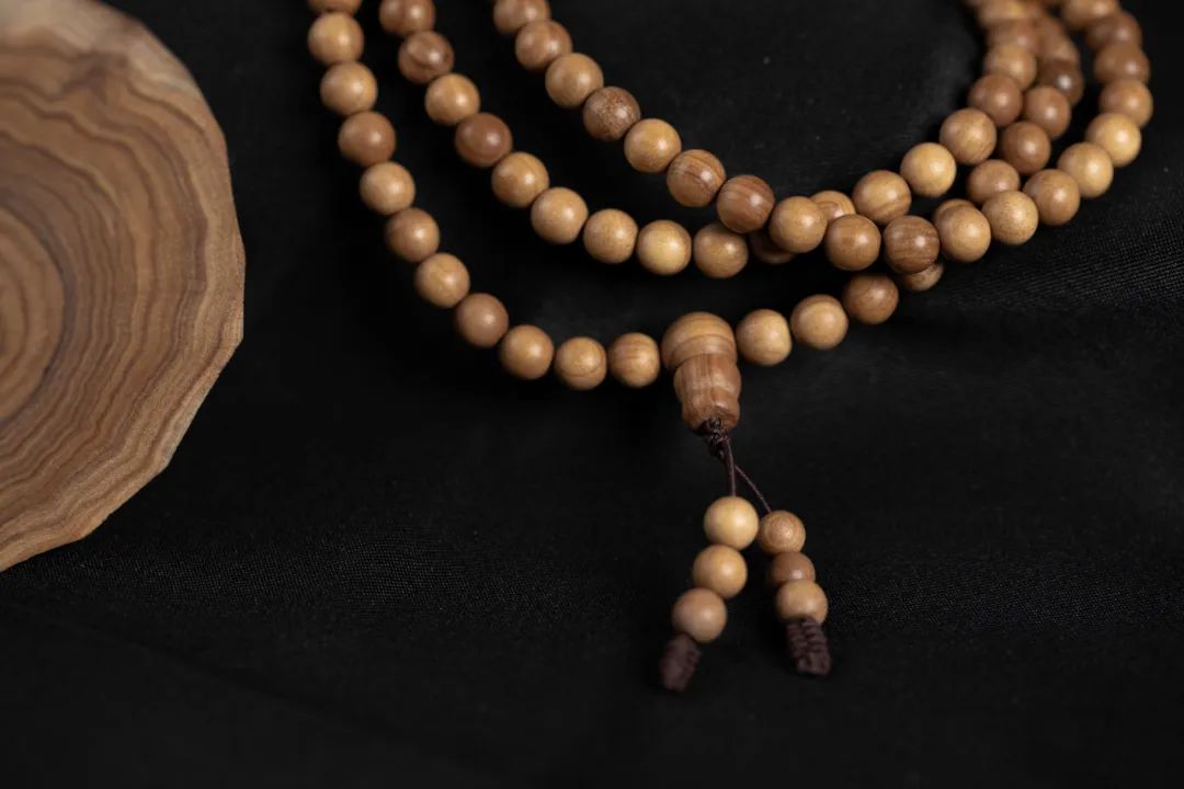 老料天然绿檀木手串,老檀木手串1.0