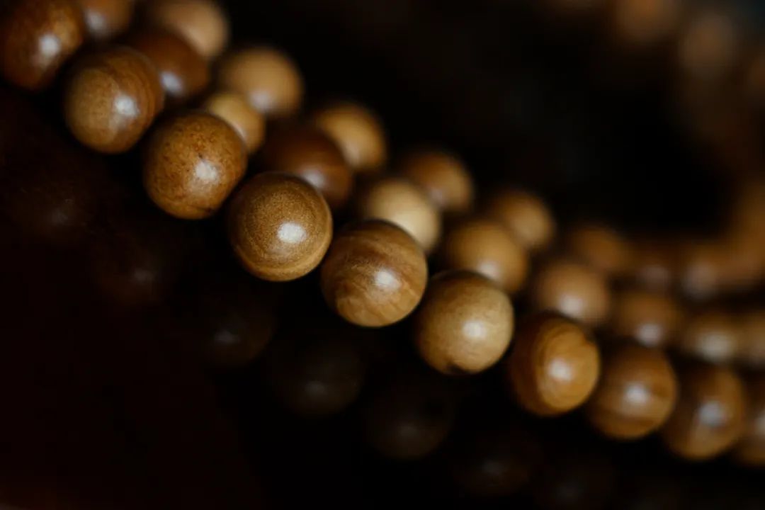 老料天然绿檀木手串,老檀木手串1.0