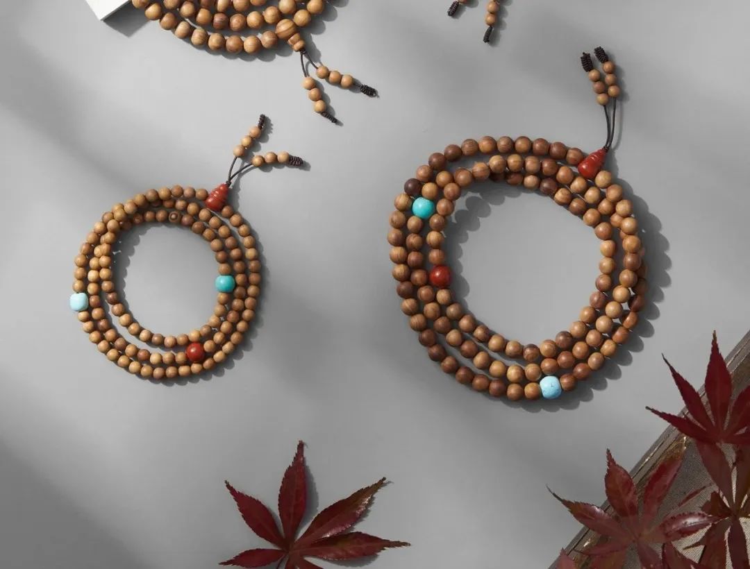 老料天然绿檀木手串,老檀木手串1.0