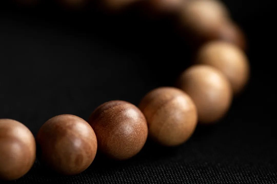 老料天然绿檀木手串,老檀木手串1.0