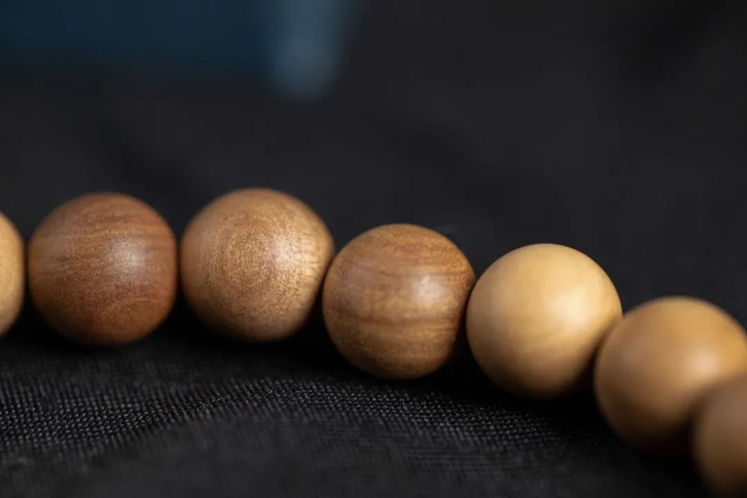 老料天然绿檀木手串,老檀木手串1.0