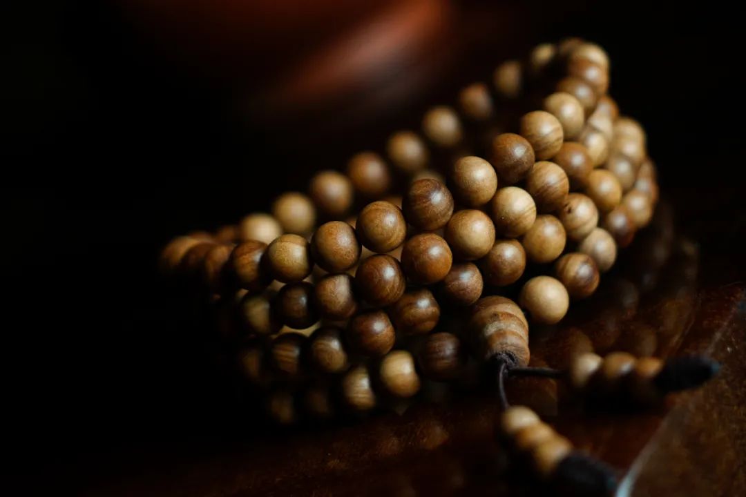 老料天然绿檀木手串,老檀木手串1.0