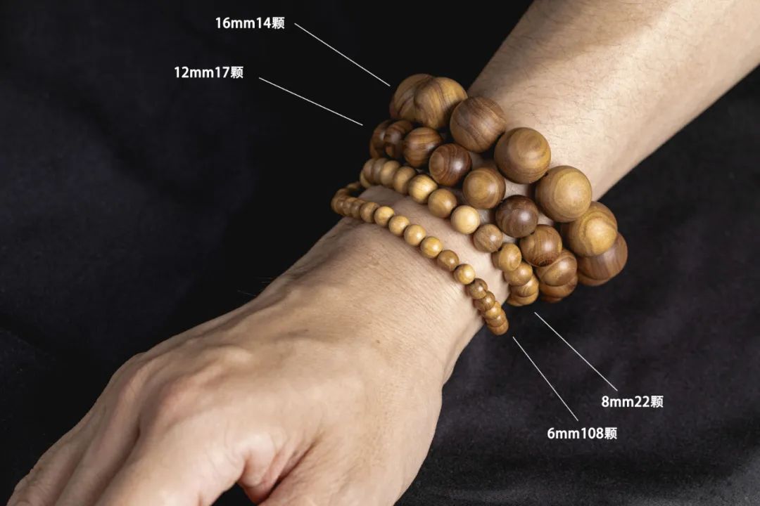 老料天然绿檀木手串,老檀木手串1.0