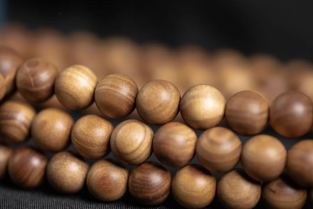 老料天然绿檀木手串,老檀木手串1.0