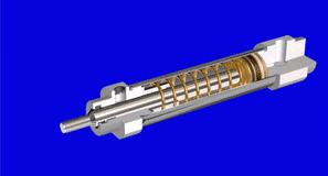 气缸盖工作原理3d动画,直线转动气缸工作原理3d动画