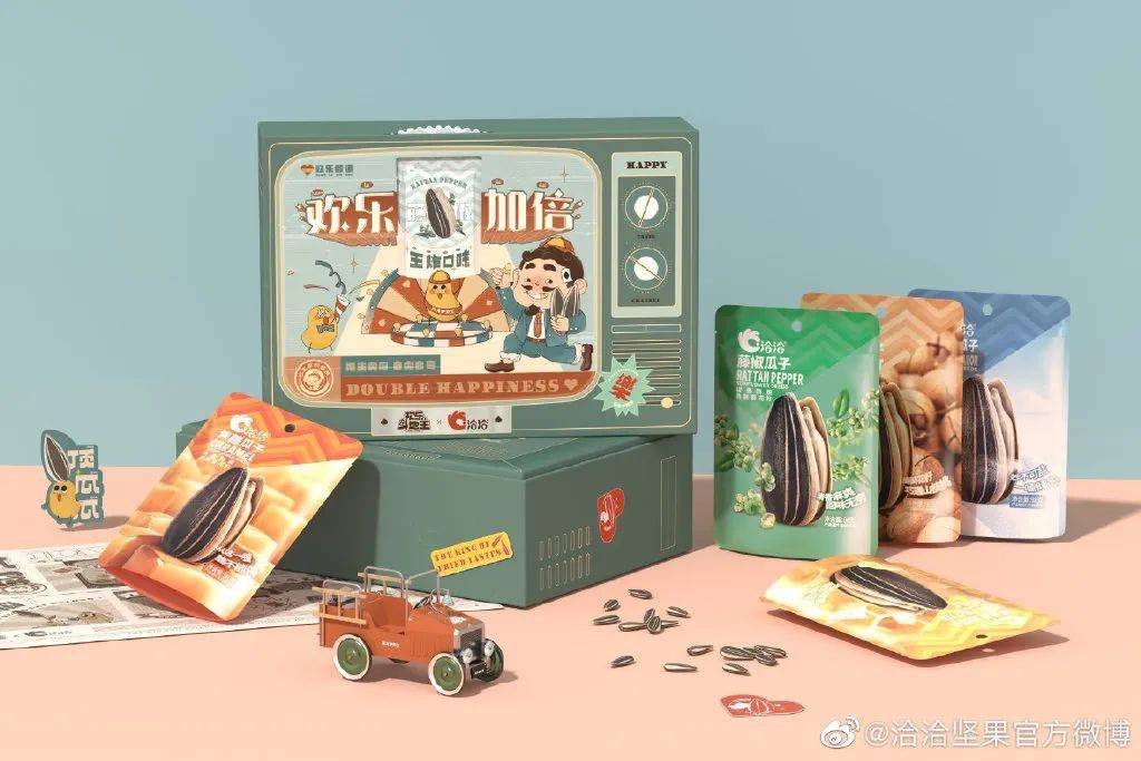 洽洽瓜子和洽洽多味瓜子哪个好吃,洽洽瓜子包装设计表现形式和手法