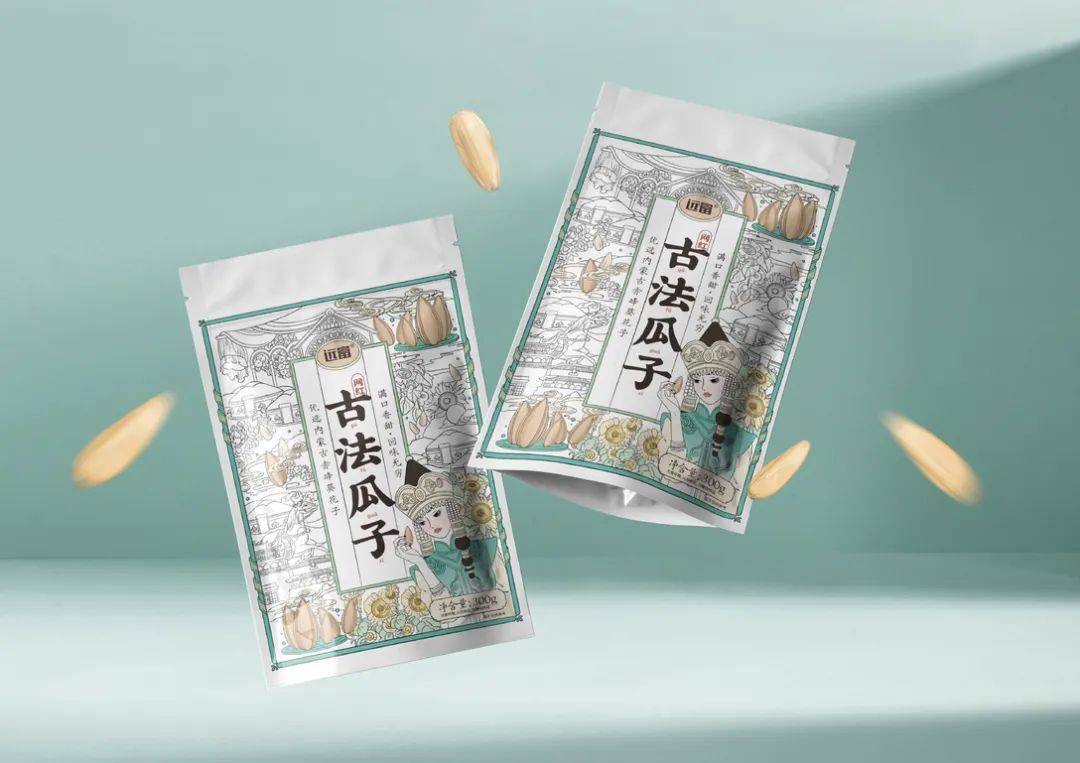 洽洽瓜子和洽洽多味瓜子哪个好吃,洽洽瓜子包装设计表现形式和手法