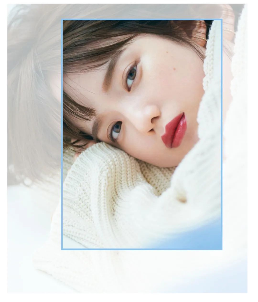 成熟系淡颜妆容御姐妆,清冷厌世风妆容