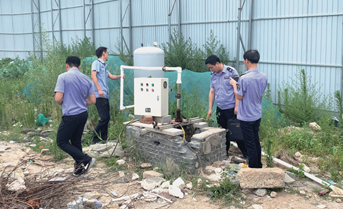 济南一建筑工地发生什么事,山东违法取水井
