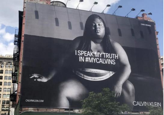 CK启用黑人变性大码同性恋模特，政治正确还是审美解放？