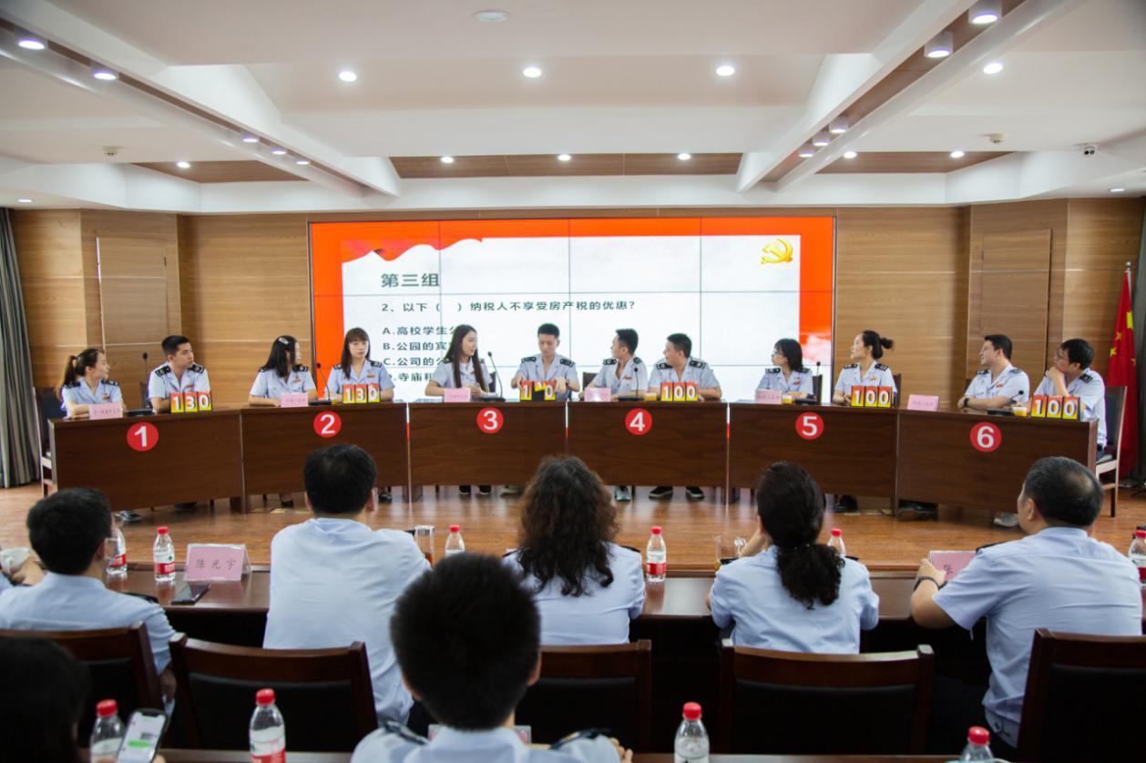 税务局税收宣传月主题活动,税务与企业联合举办庆七一活动