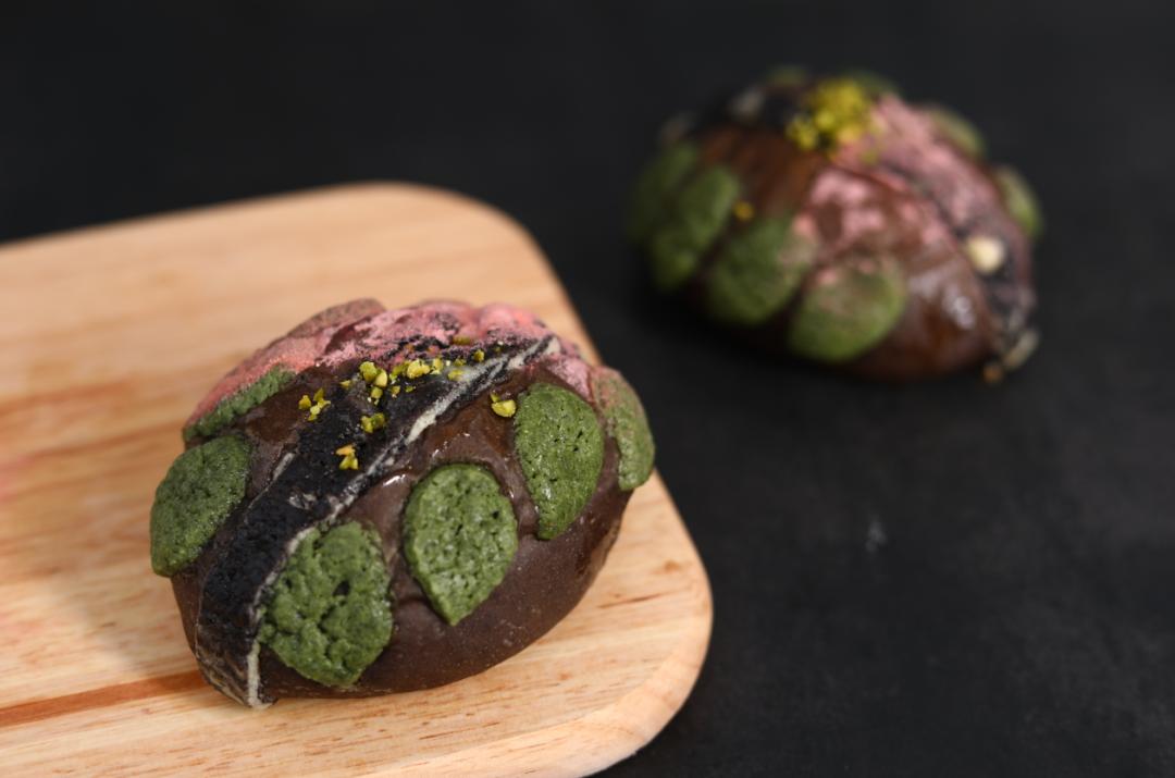 开店用的菠萝包怎么做,超大菠萝包制作