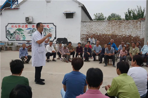 滨州市中心医院健康义诊进农村文明共建暖人心