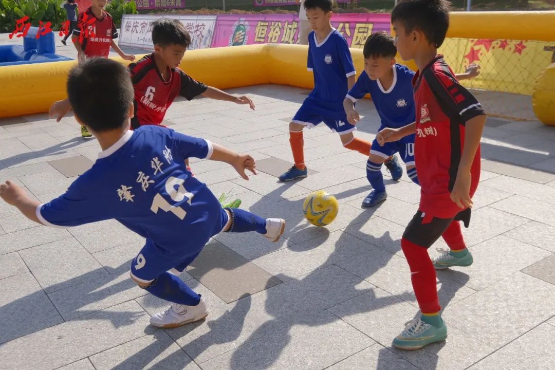 超燃夏日！肇庆市2020年全民健身系列活动“七星杯”少年儿童足球赛开赛