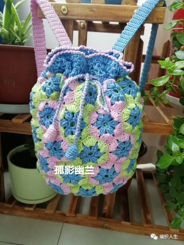 新妈咪手作钩针儿童双肩包教程,儿童钩针卡通双肩包全教程