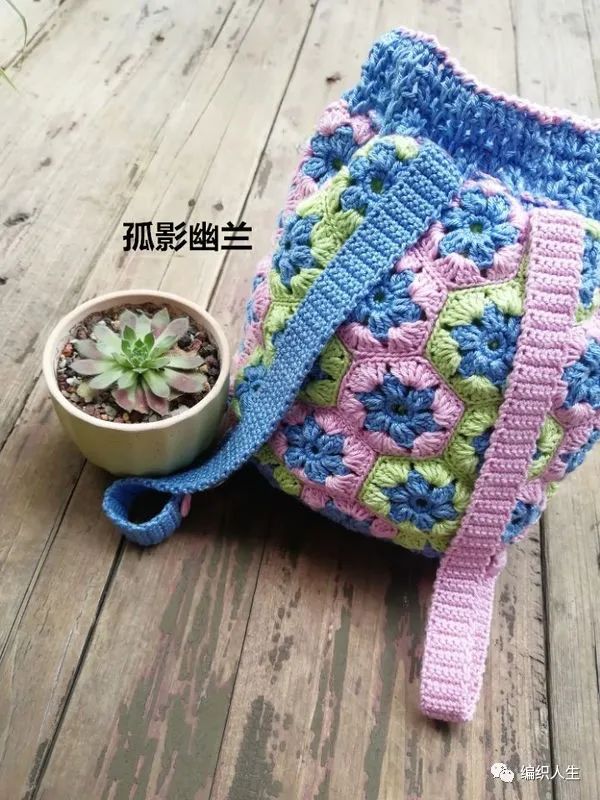 新妈咪手作钩针儿童双肩包教程,儿童钩针卡通双肩包全教程