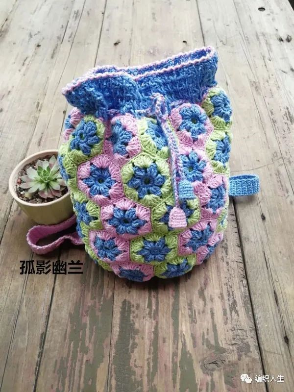 新妈咪手作钩针儿童双肩包教程,儿童钩针卡通双肩包全教程