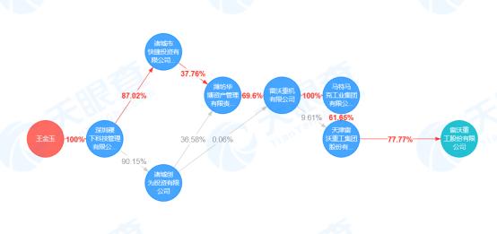 雷沃重工与王金玉什么关系,王金玉实际控制雷沃重工多少股份