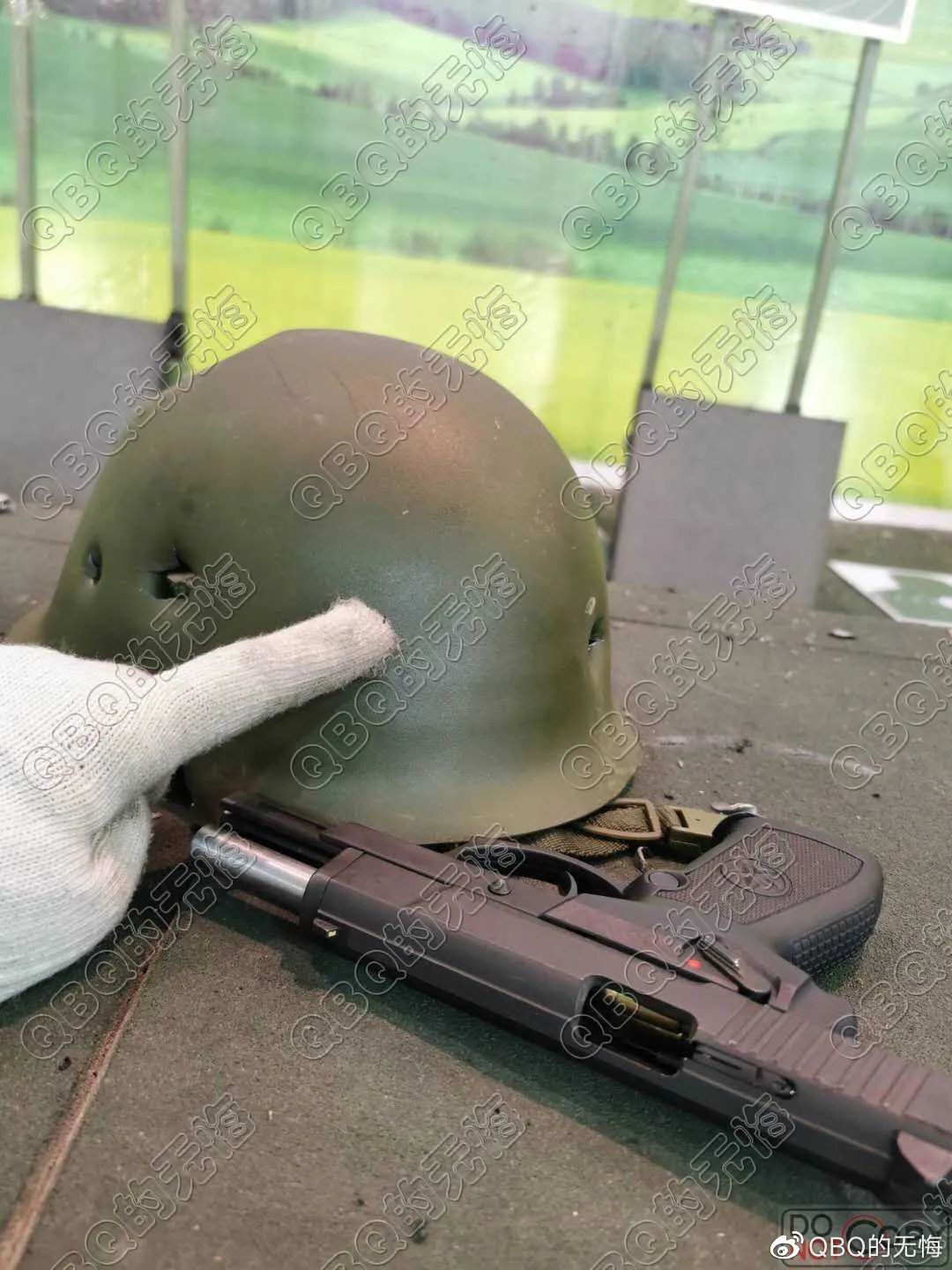 gk80钢盔现在还服役吗,80式钢盔实弹测试
