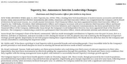 被指控13年前假扮摄影师“引诱恋爱”，Coach母公司CEO突然卸任…