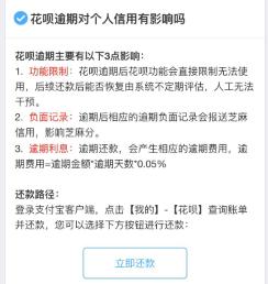 支付宝没还花呗影响征信怎么办,花呗将纳入央行征信不还款怎么办
