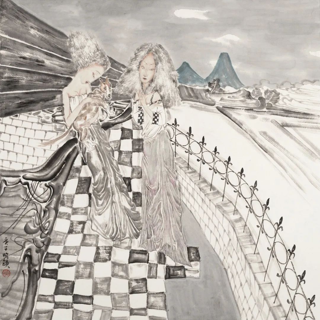 李昀蹊国画作品图文,李昀蹊写生视频