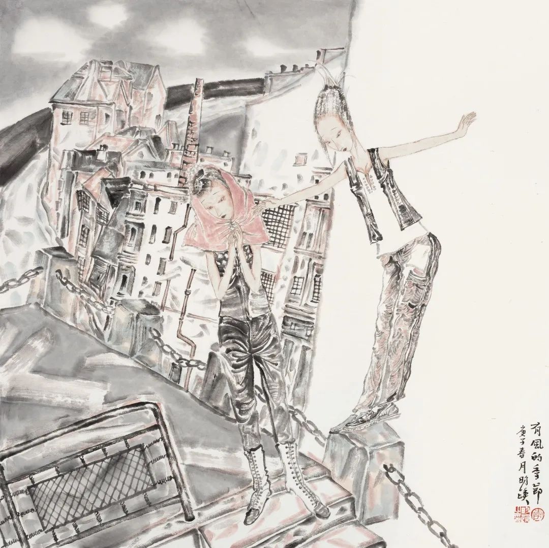 李昀蹊国画作品图文,李昀蹊写生视频