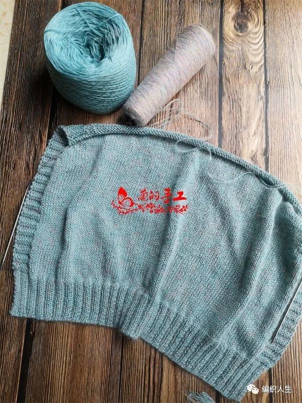 棒针背心编织女教程,两片式宝宝棒针背心