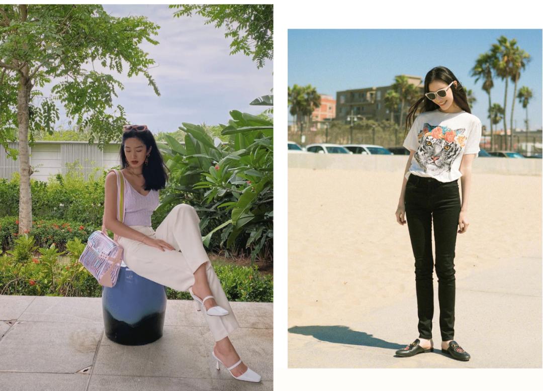 阔腿牛仔裤必备鞋,夏天穿的牛仔裤女推荐什么