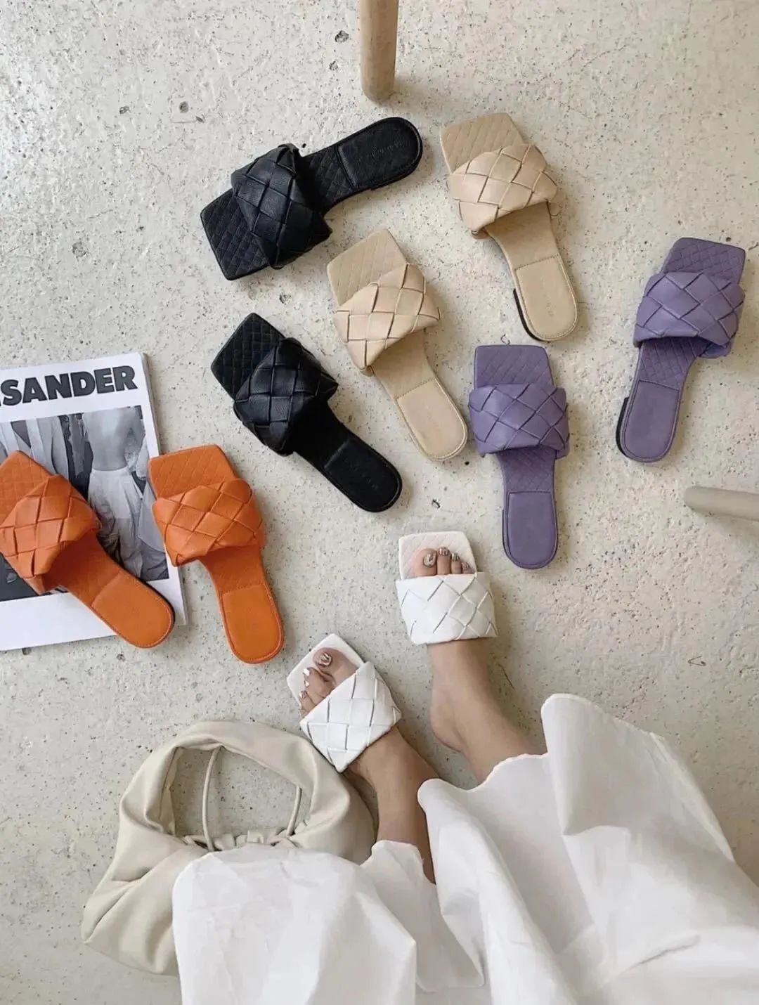 阔腿牛仔裤必备鞋,夏天穿的牛仔裤女推荐什么