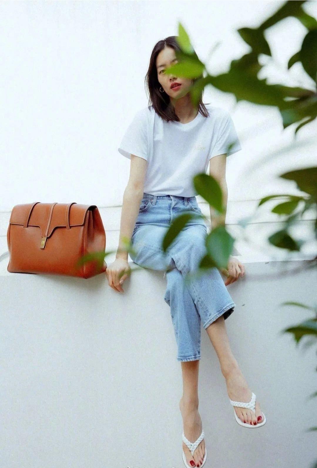 阔腿牛仔裤必备鞋,夏天穿的牛仔裤女推荐什么