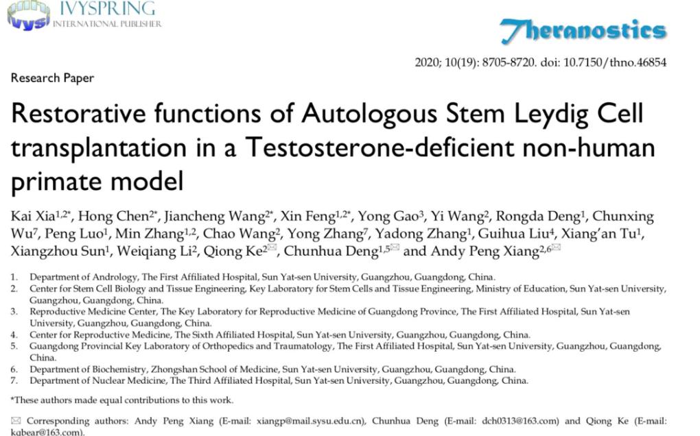 theranostics怎么样,自体干细胞移植治疗淀粉样疾病