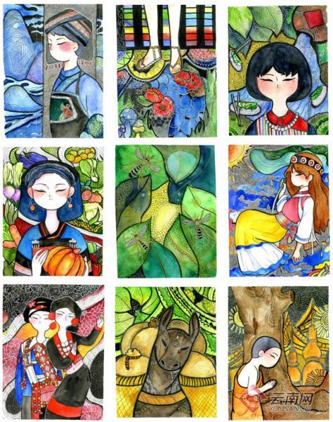 萌萌哒!云南一高校学子创作漫画版“云南十八怪”你见过吗?