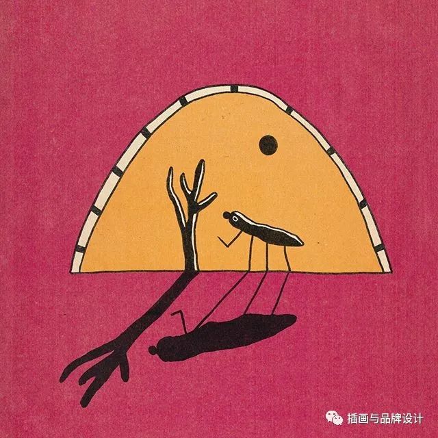 插画丨抽象复古的画面有没有带给你一些童年的回忆呢？