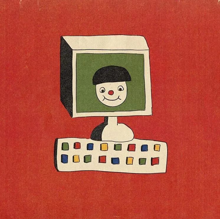 插画丨抽象复古的画面有没有带给你一些童年的回忆呢？