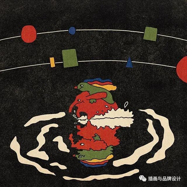 插画丨抽象复古的画面有没有带给你一些童年的回忆呢？