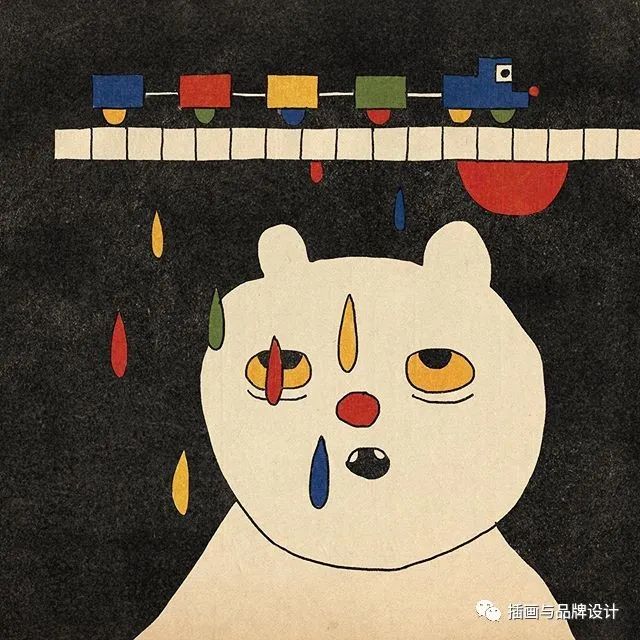 插画丨抽象复古的画面有没有带给你一些童年的回忆呢？