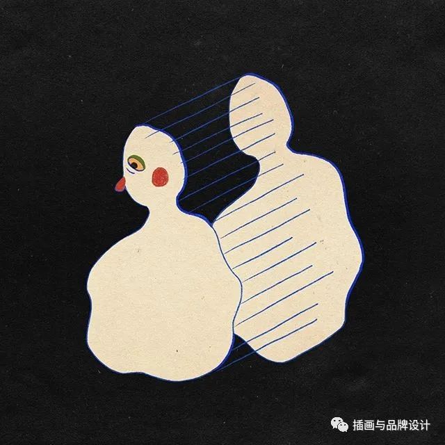 插画丨抽象复古的画面有没有带给你一些童年的回忆呢？