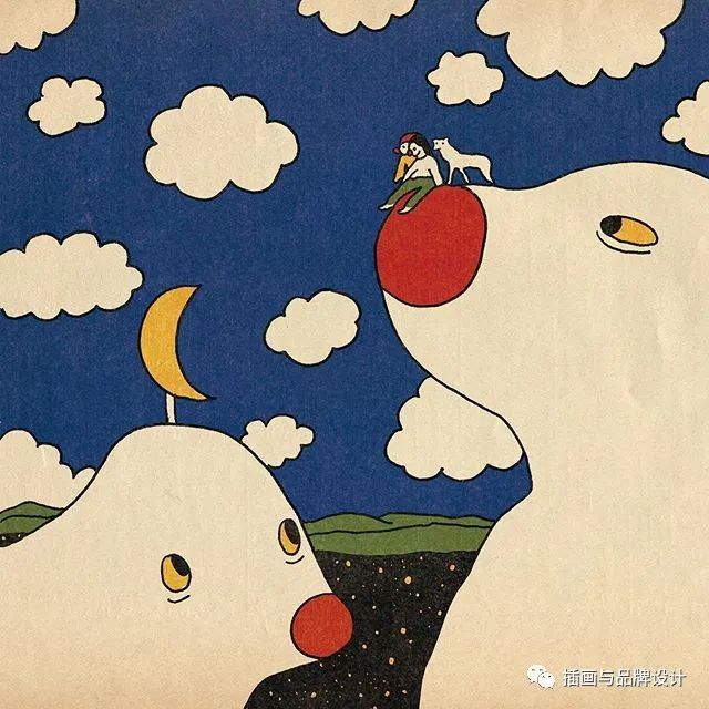 插画丨抽象复古的画面有没有带给你一些童年的回忆呢？