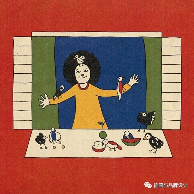 插画丨抽象复古的画面有没有带给你一些童年的回忆呢？