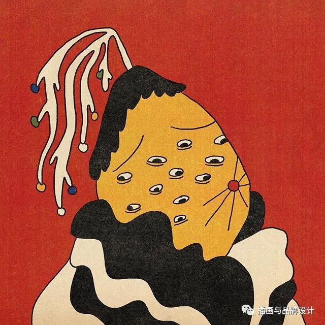 插画丨抽象复古的画面有没有带给你一些童年的回忆呢？