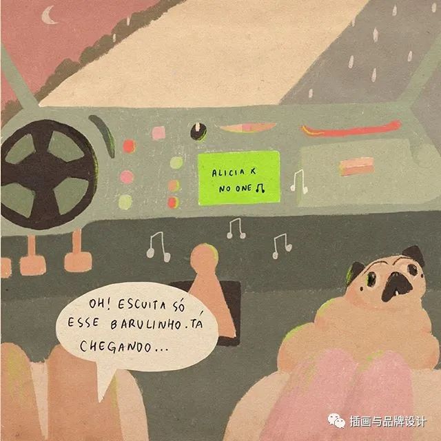 插画丨抽象复古的画面有没有带给你一些童年的回忆呢？