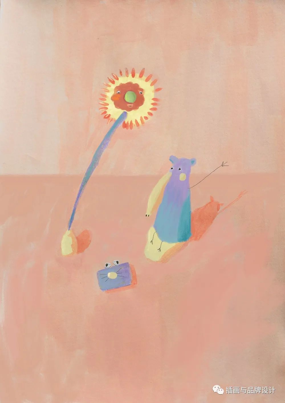 插画丨抽象复古的画面有没有带给你一些童年的回忆呢？