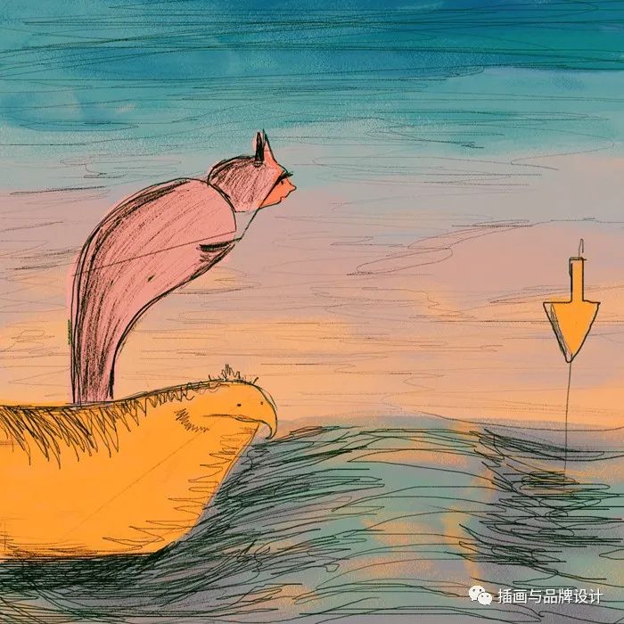 插画丨抽象复古的画面有没有带给你一些童年的回忆呢？